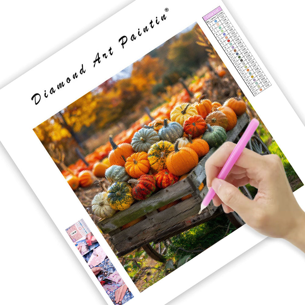 Pumpkin Harvest - Diamond Painting