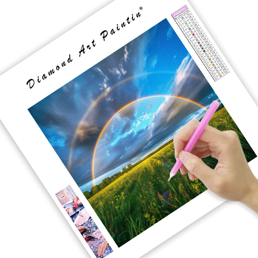 Rainbow After Rain - Diamond Painting