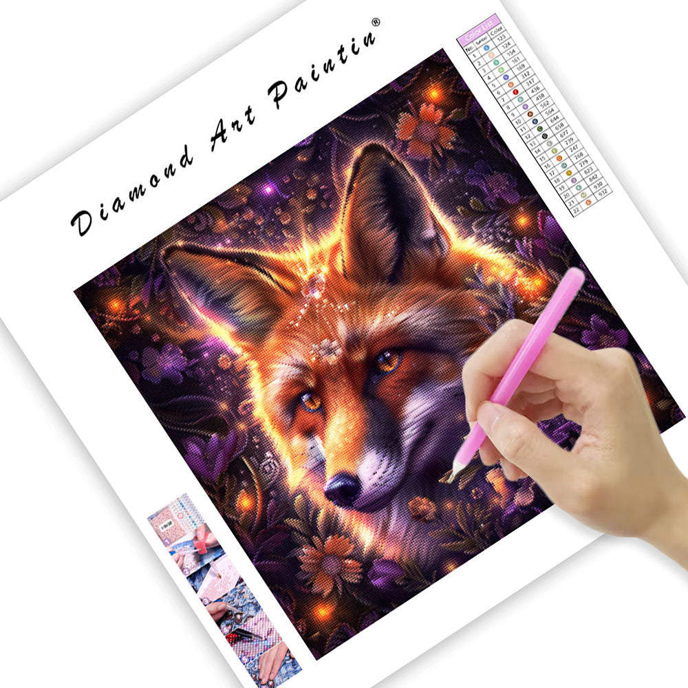 Mystic Fox Glow - Diamond Painting