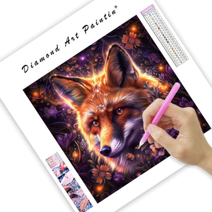 Mystic Fox Glow - Diamond Painting