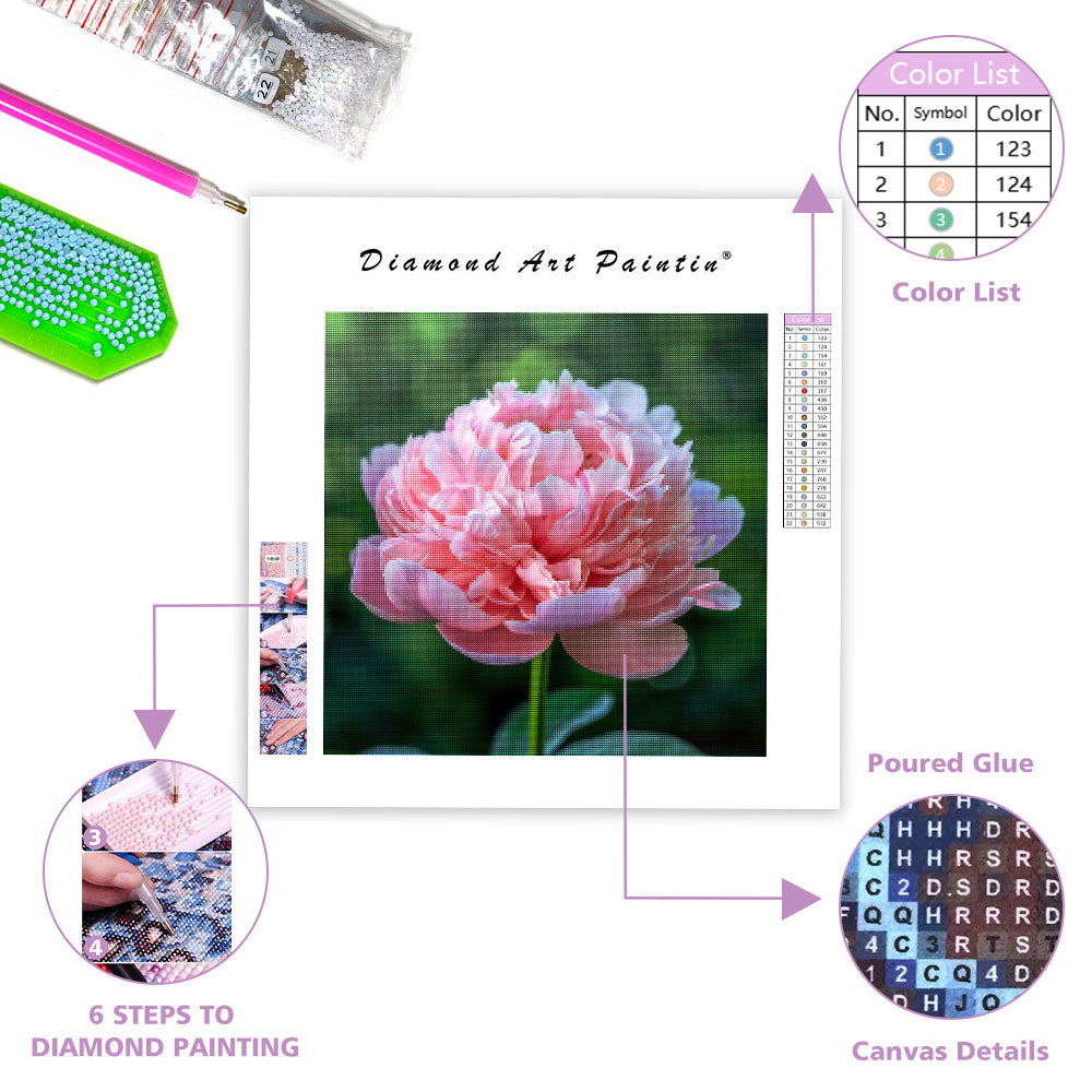 Peony Prosperity - Diamond Painting