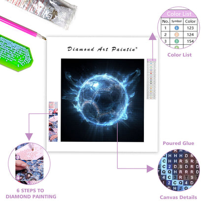 Enchanted Soccer Ball - Diamond Painting