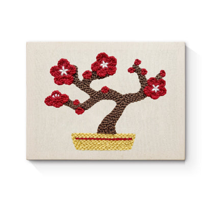 Bonsai Tree - Punch Needle