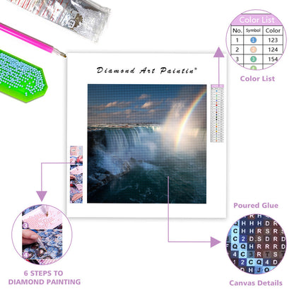 Mighty Niagara Falls Mist - Diamond Painting
