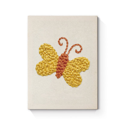 Butterfly Embroidery - Punch Needle
