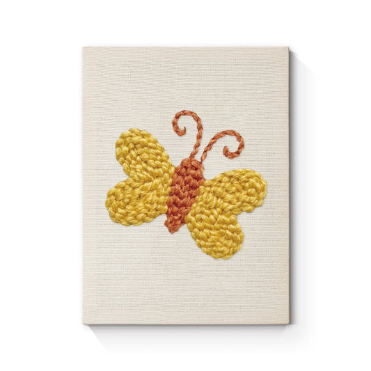 Butterfly Embroidery - Punch Needle