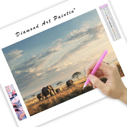 Safari in the Savanna - Diamond Painting