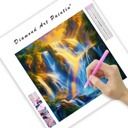 Cascading Falls - Diamond Painting