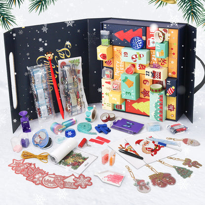 Diamond Painting Christmas Mystery Gift Box-Blue