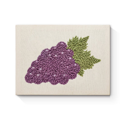 Grapes Embroidery - Punch Needle