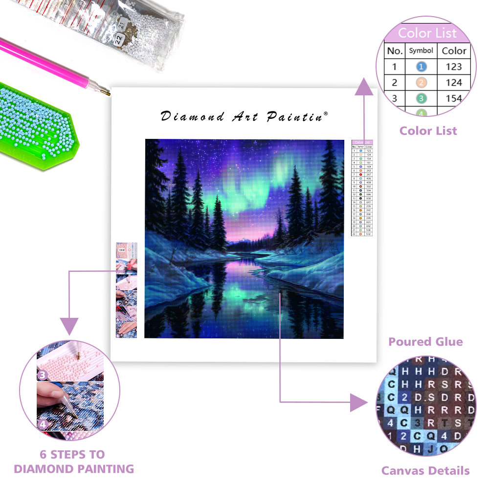 Winter Night - Diamond Painting