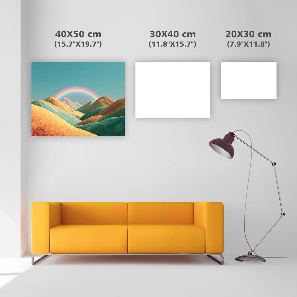 Rainbow Hill View - Diamond Painting