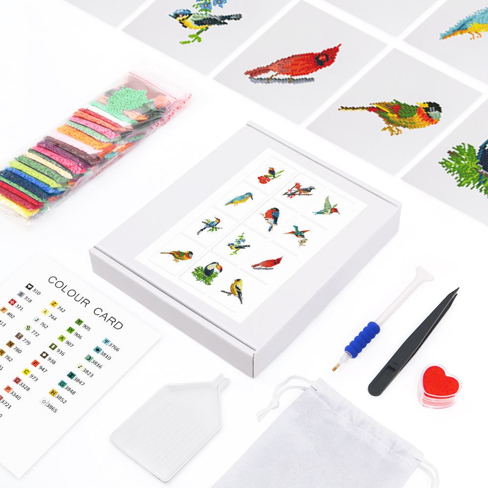 Mini-Vibrant Birds of Nature