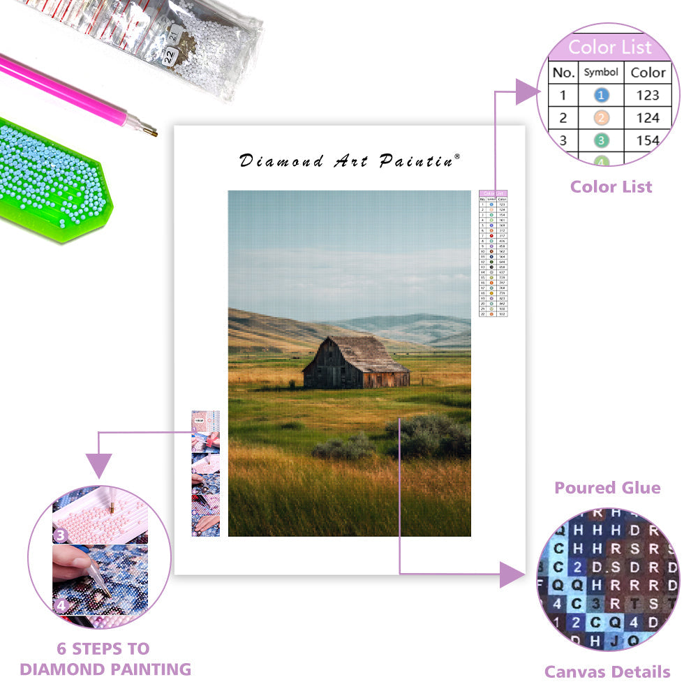 Rustic Barn - Diamond Painting
