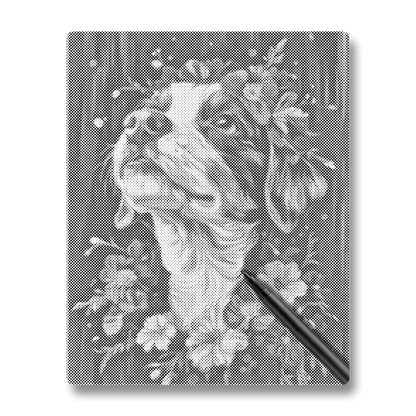 Bernese Mountain Dog - Dot Painting