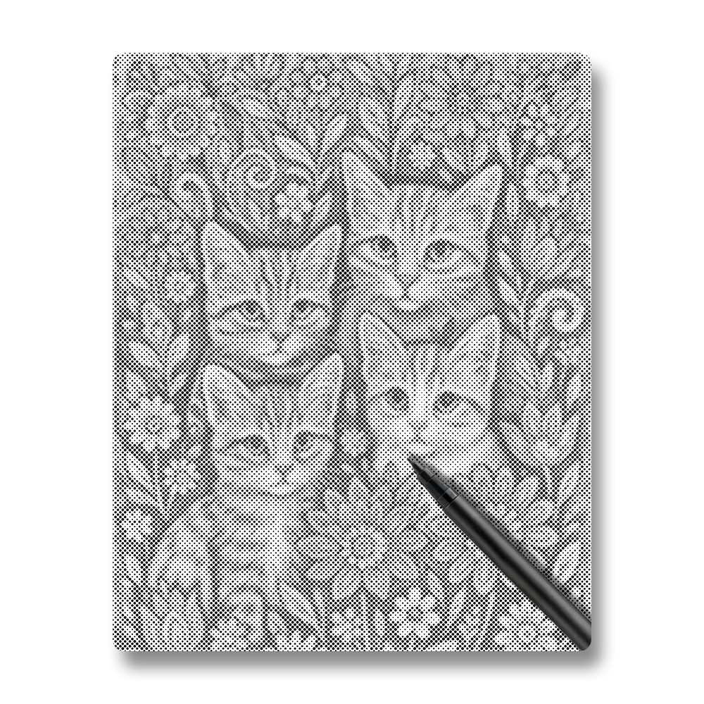 Bohemian Cats - Dot Painting