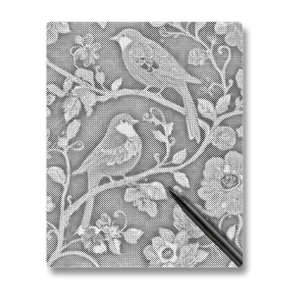 Bohemian Gold-edged Bird - Dot Painting