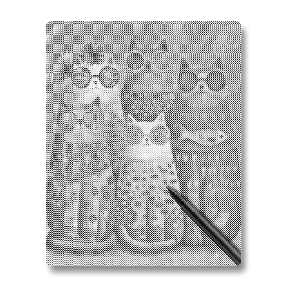 Cool Cat Crew - Dot Painting