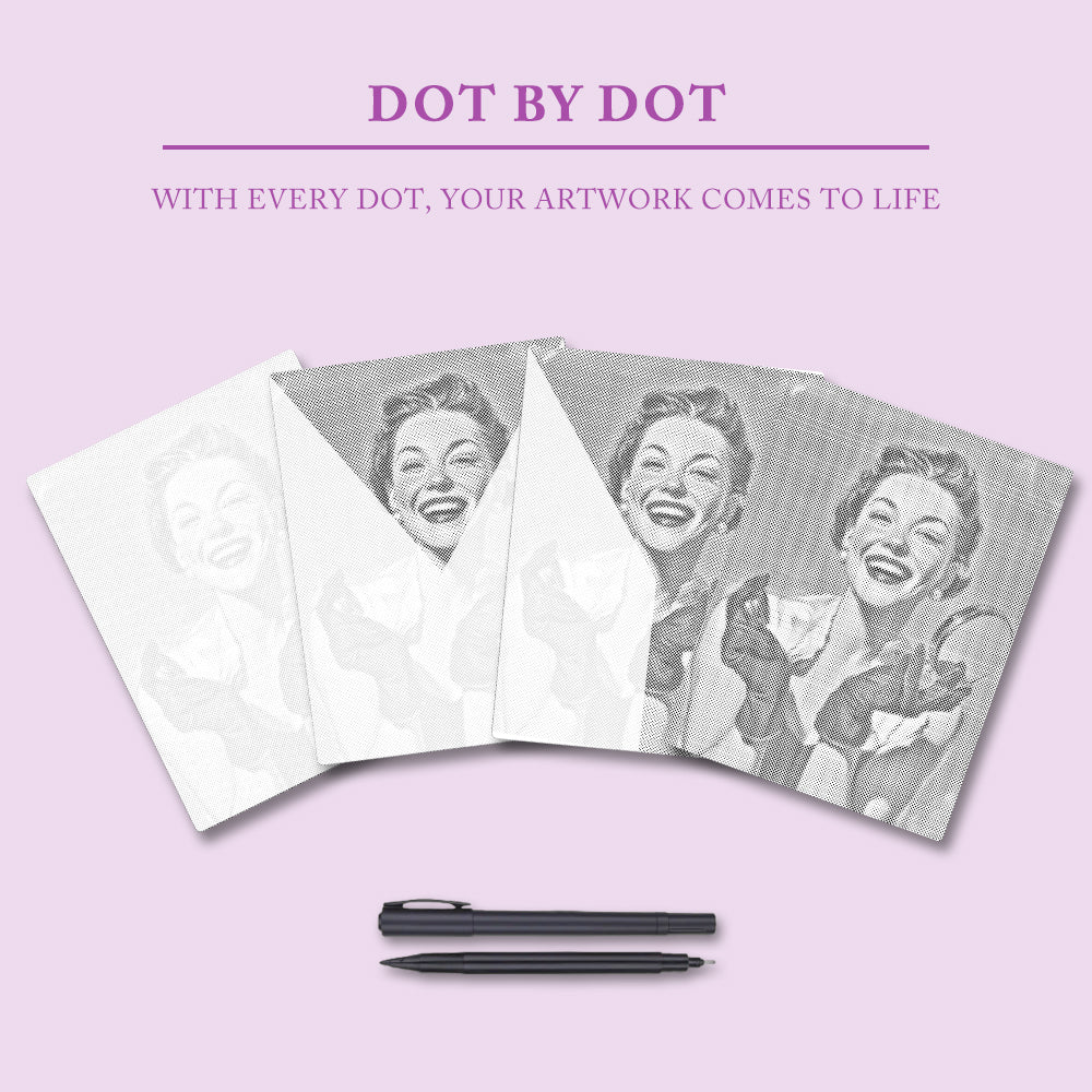 Exquisite makeup - Dot Painting