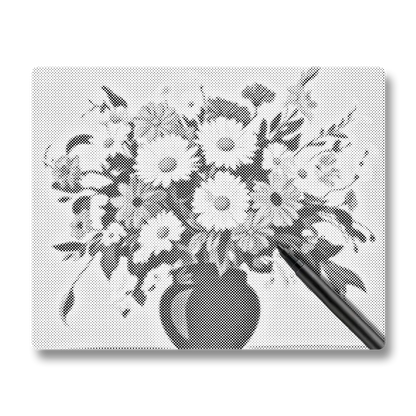 Golden Harmony - Dot Painting
