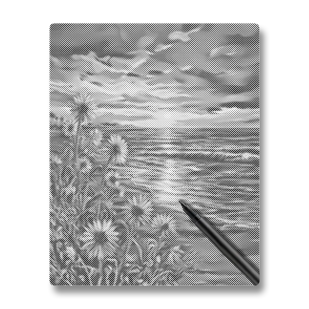 Golden Shore - Dot Painting