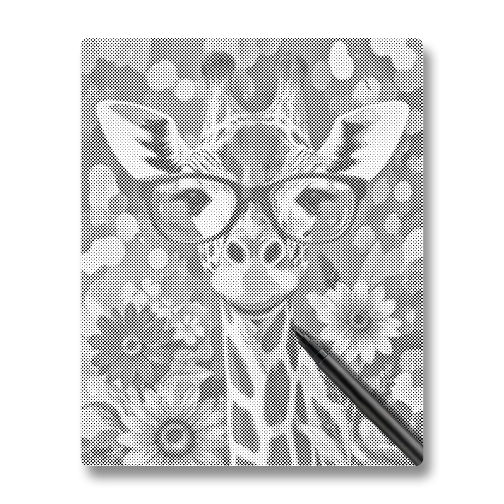 Hipster Giraffe - Dot Painting