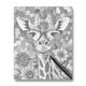 Hipster Giraffe - Dot Painting