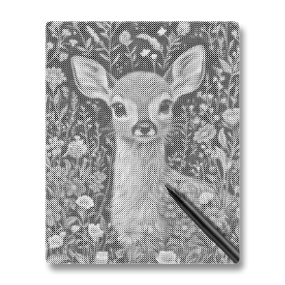 Innocent Fawn - Dot Painting
