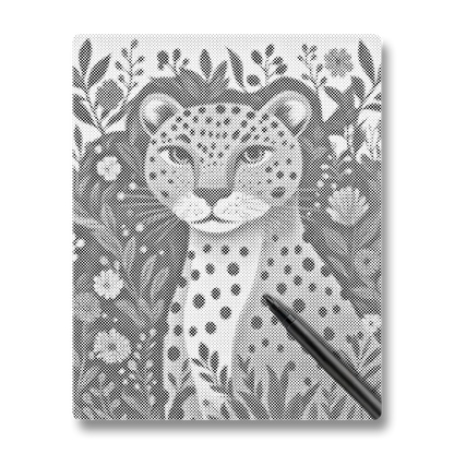 Jungle Leopard - Dot Painting