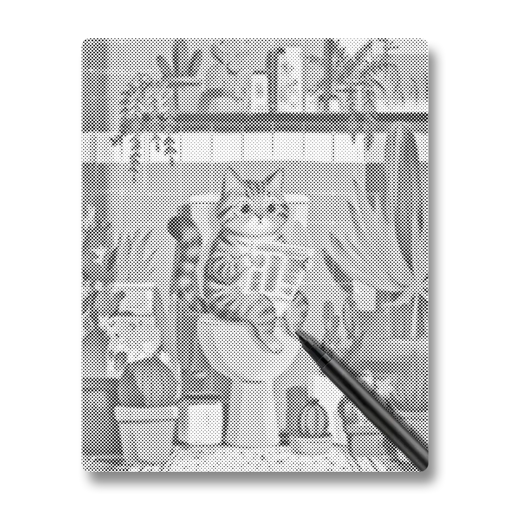Kitty Reads - Dot Painting
