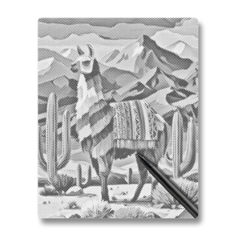 llama wearing - Dot Painting