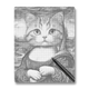Mona Lisa Cat - Dot Painting