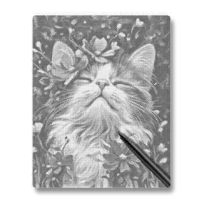 Ragdoll cat - Dot Painting