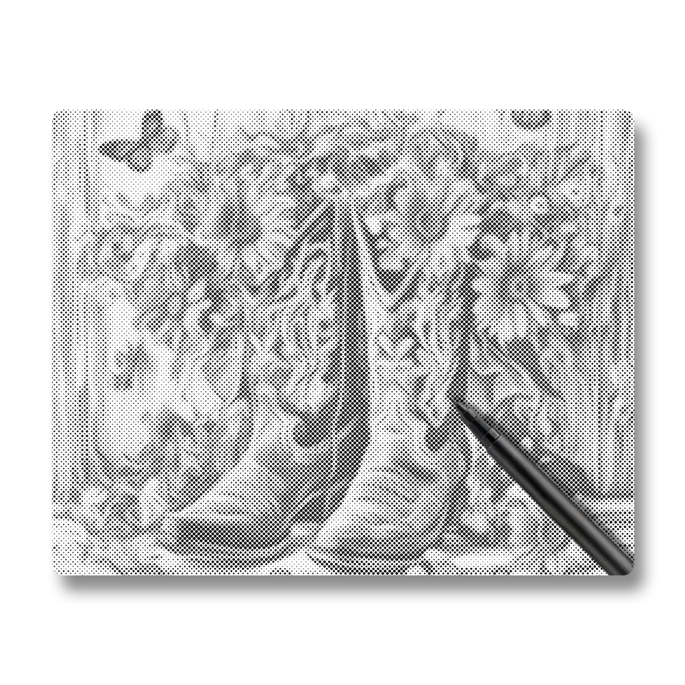 Western Cowboy Boots - Dot Painting