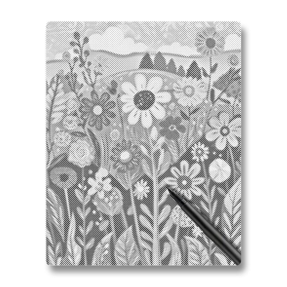 Wild Flowers - Dot Painting