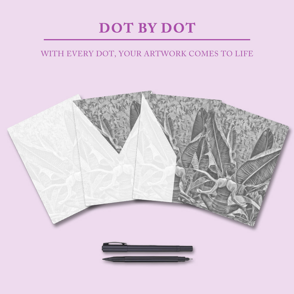 Yogi in Garden - Dot Painting