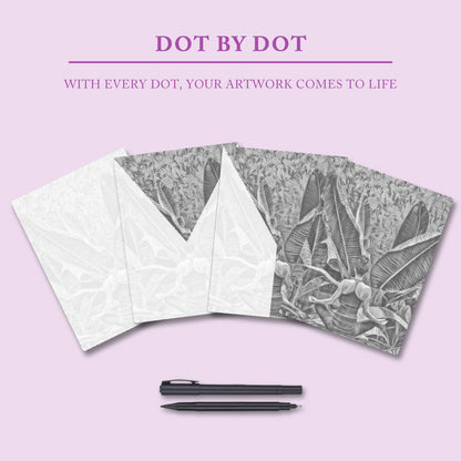 Yogi in Garden - Dot Painting
