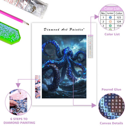 Abyssal Kraken - Diamond Painting