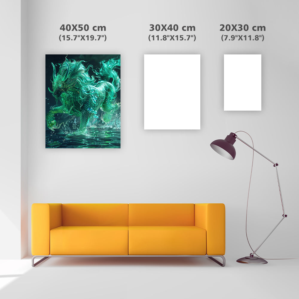 Azure Qilin - Diamond Painting