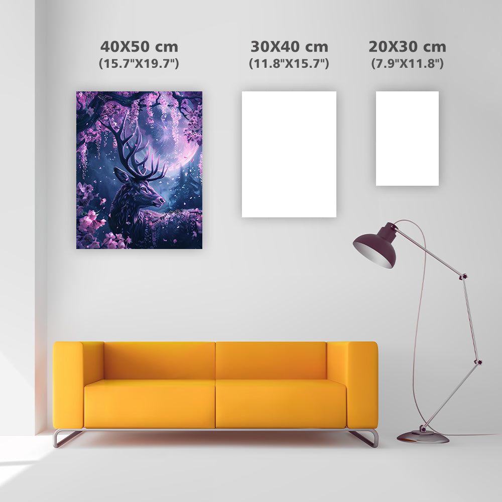 Blossom Stag - Diamond Painting