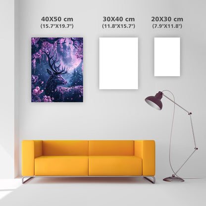Blossom Stag - Diamond Painting