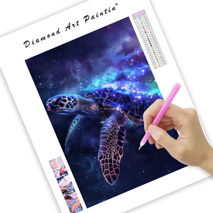 Cosmic Turtle - Diamond Painting
