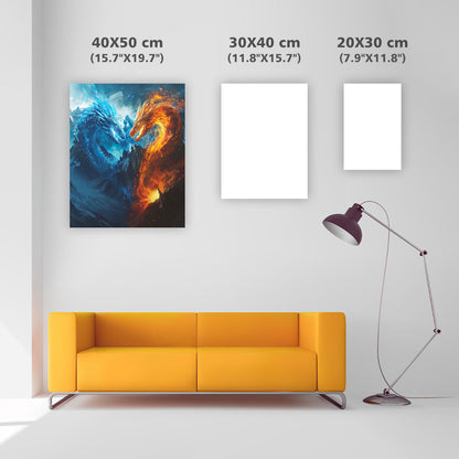 Frostfire Drake - Diamond Painting