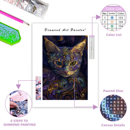 Gemstone Gaze - Diamond Painting