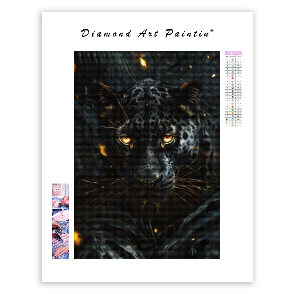 Golden Gaze - Diamond Painting