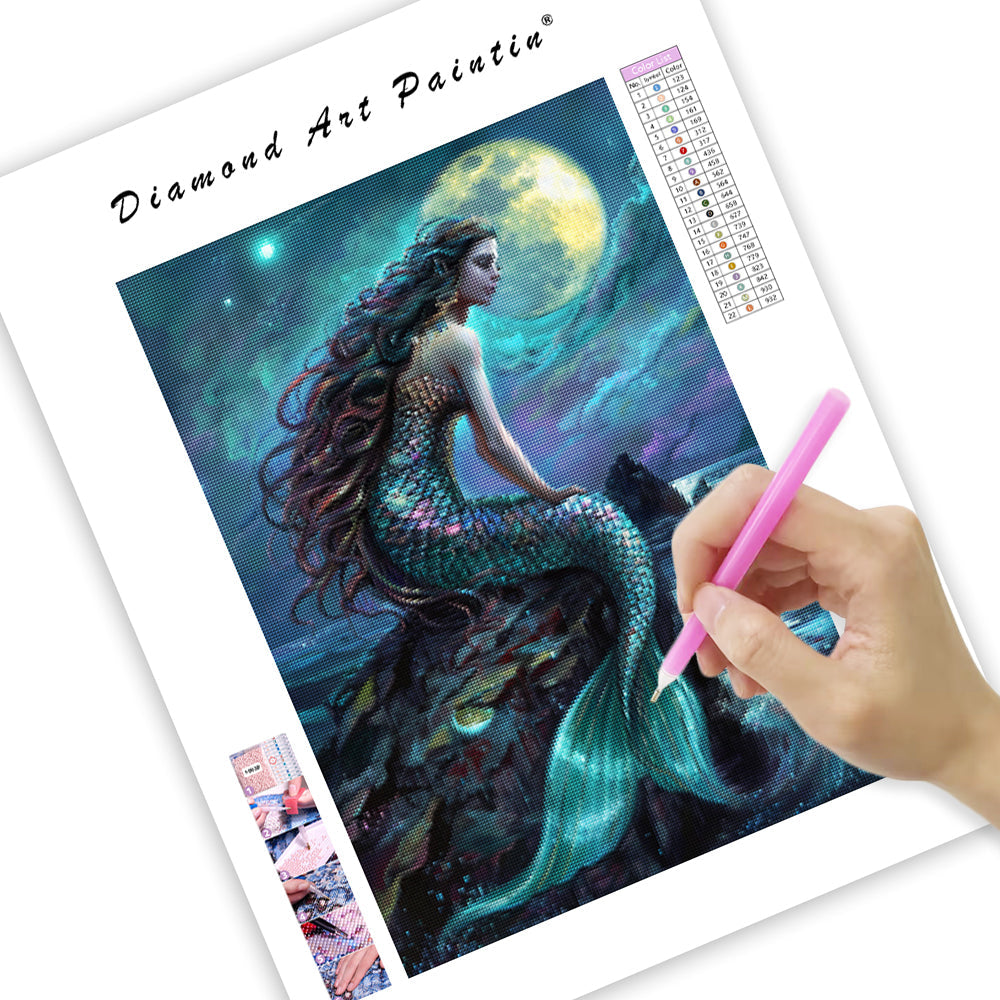 Iridescent Mermaid - Diamond Painting