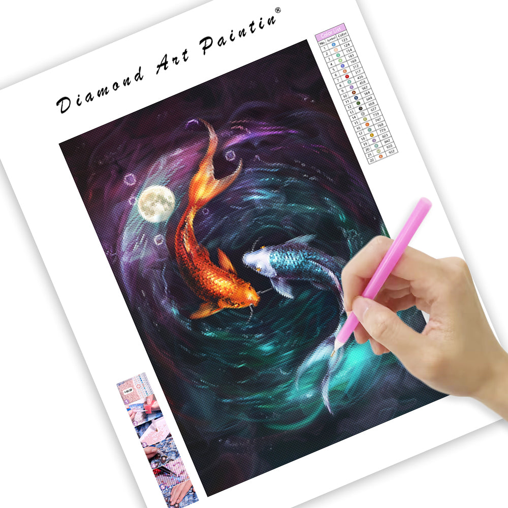 Lunar Koi - Diamond Painting
