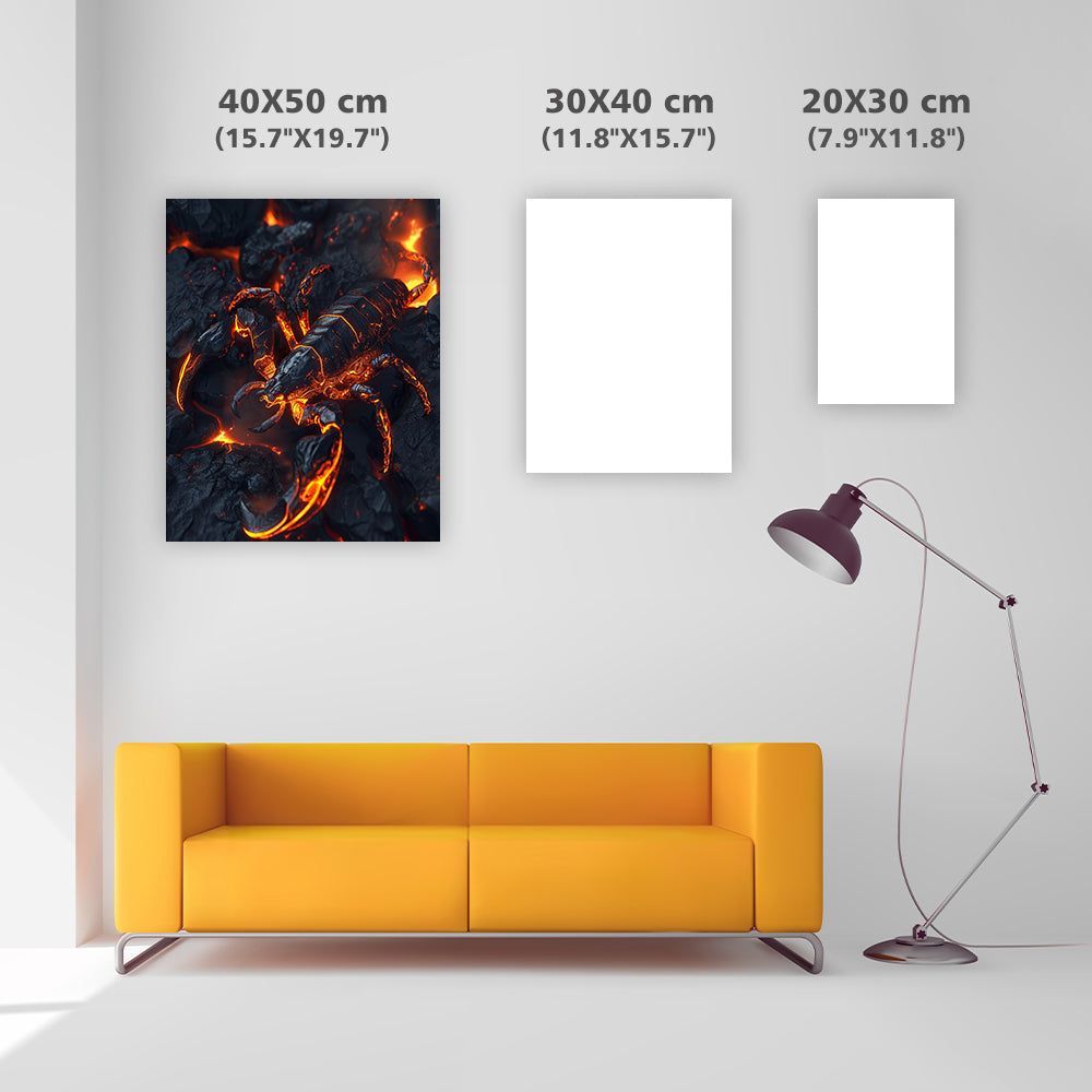 Magma Scorpion - Diamond Painting