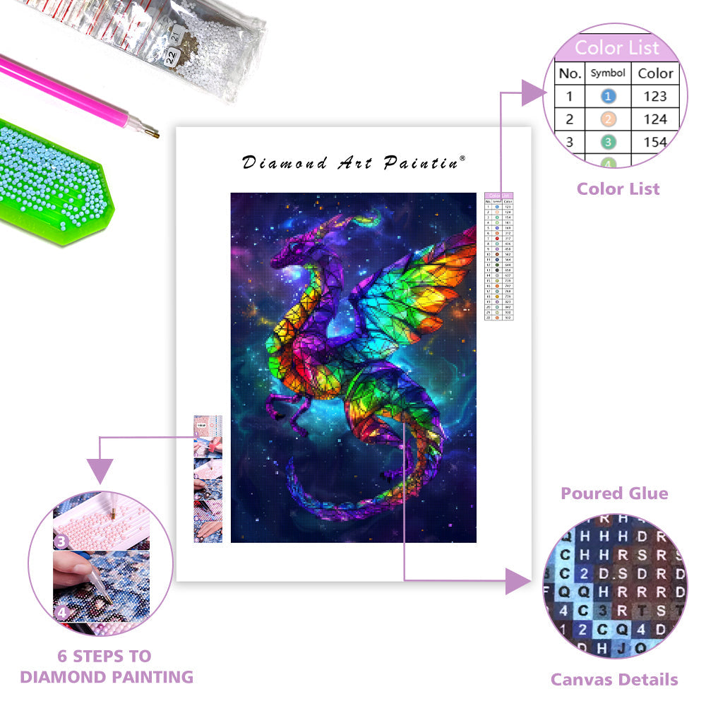 Prism Dragon - Diamond Painting