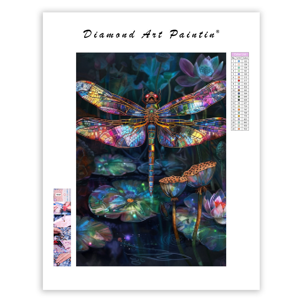 Prism Dragonfly - Diamond Painting